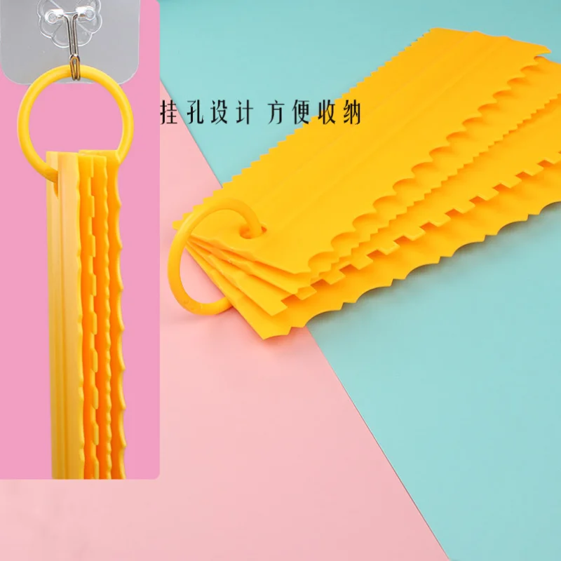 Двухсторонний в наличии шпатель для крема торта удлиненный скребок набор из 4