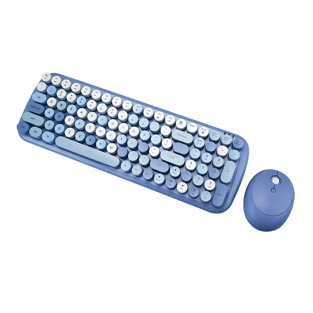 

2.4G Wireless Keyboard and Mouse Set with USB Receiver Spa for Computers Home Office