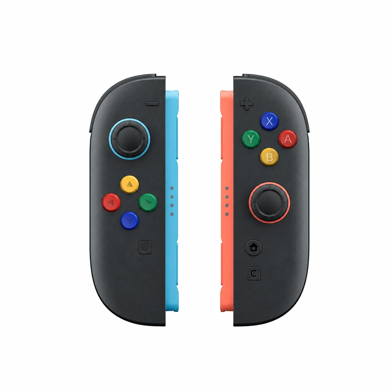 Фото Набор цветных кнопок ABXY для самостоятельной замены на Nintendo Switch 2 JoyCon, запчасти для ремонта игровой консоли NS2, аксессуары №3