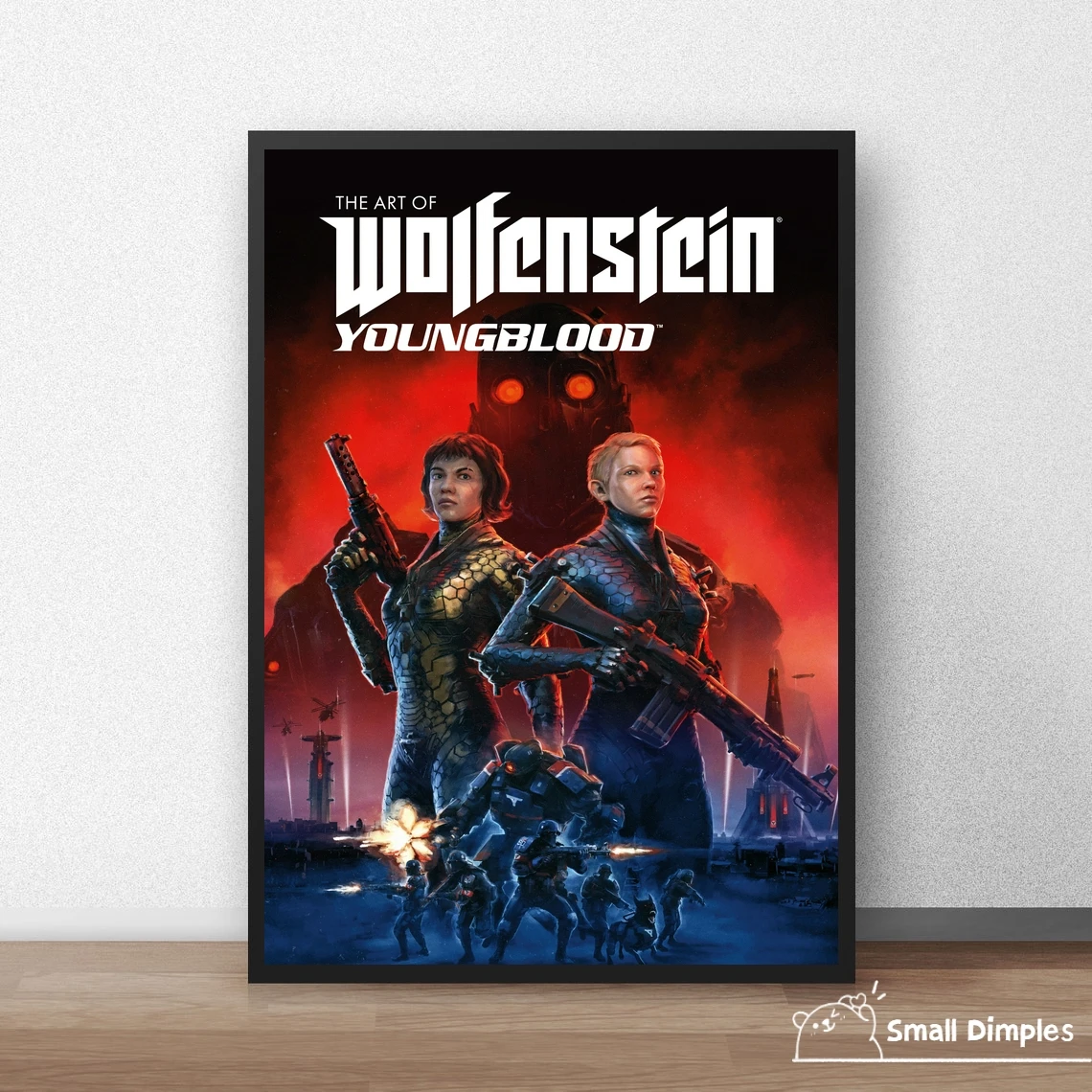 

Игровой постер Wolfenstein, холст, Художественная печать, украшение для дома, настенная живопись (без рамки)
