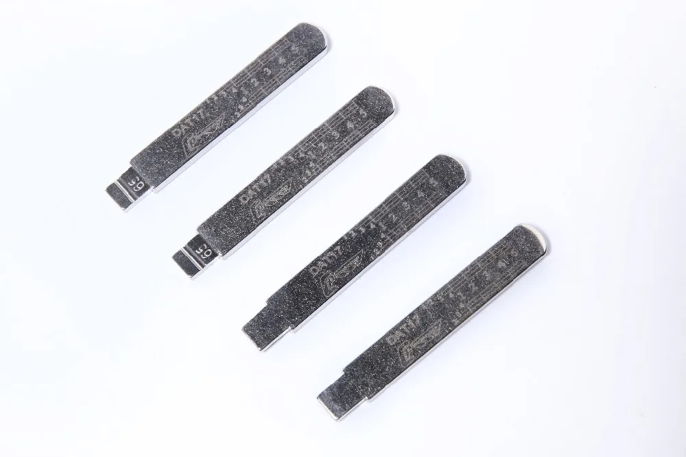 

10pcs Original Engraved Line Key for Subaru 2 in 1 LiShi DAT17 scale shearing teeth blank car key locksmith tools