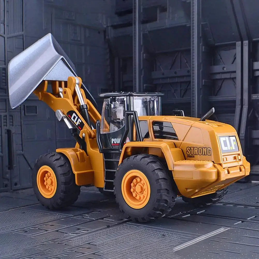 

Полезная модель машинки в масштабе 1: 50 для мальчиков и девочек, Инженерная модель машинки с легким строительным автомобилем, игрушечная пластиковая развлекательная машинка