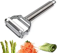 vegetable peeler double blade stainless steel fruit peeler potato grater cutter slicer kitchen peeling tool kitchen accessories