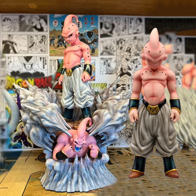 Statue Evil Super Majin Buu Action Figure Pvc Collection Model Ornamen Toys Doll Gifts