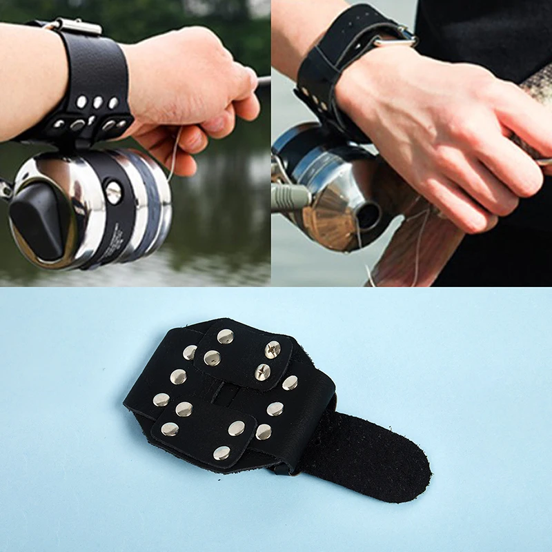 

Slingshot Wristband Fishing Hunting Shooting Reel Holder Guard Capture Glove