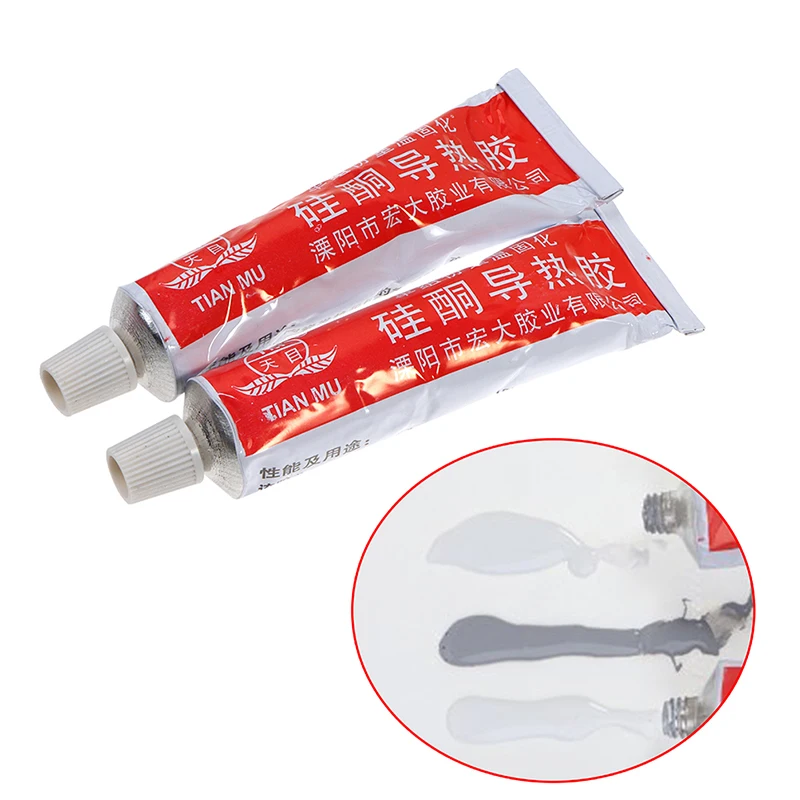 

High Quality 60g Heat Conduction Silicon Grease Paste Glue Adhesive Graphics Card Light Box LED Heat Dissipation Silicone Rubber
