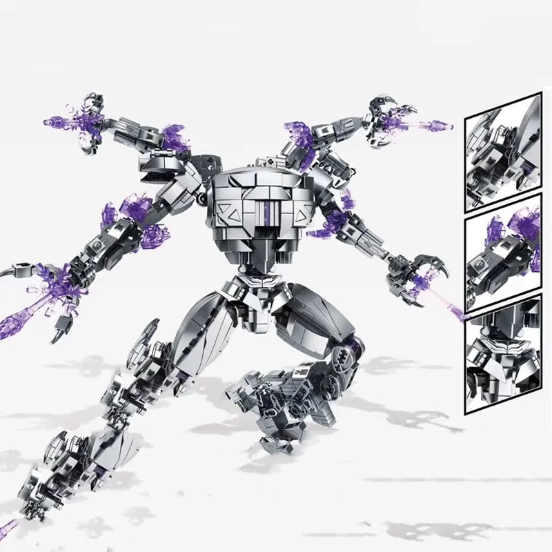 Конструктор Mailackers Predator 4 Arm робот кубики обучающие игрушки для творчества