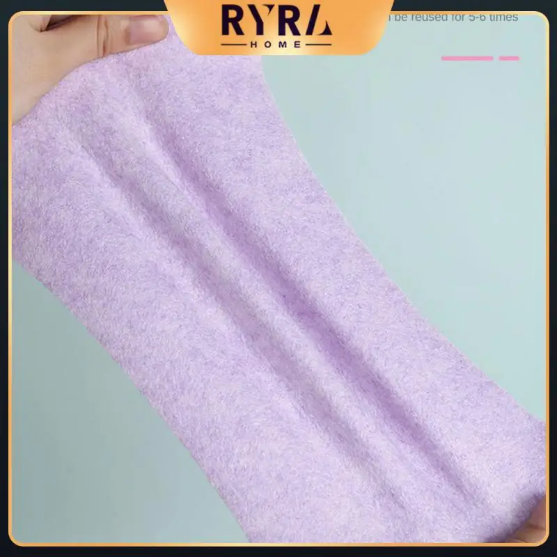 

Purple Blue Pink Cleaning Cloth Multi-functional Cleaning Cloths Modern Minimalist Absorbent Kitchen Dishwashing Cloth 1pcs