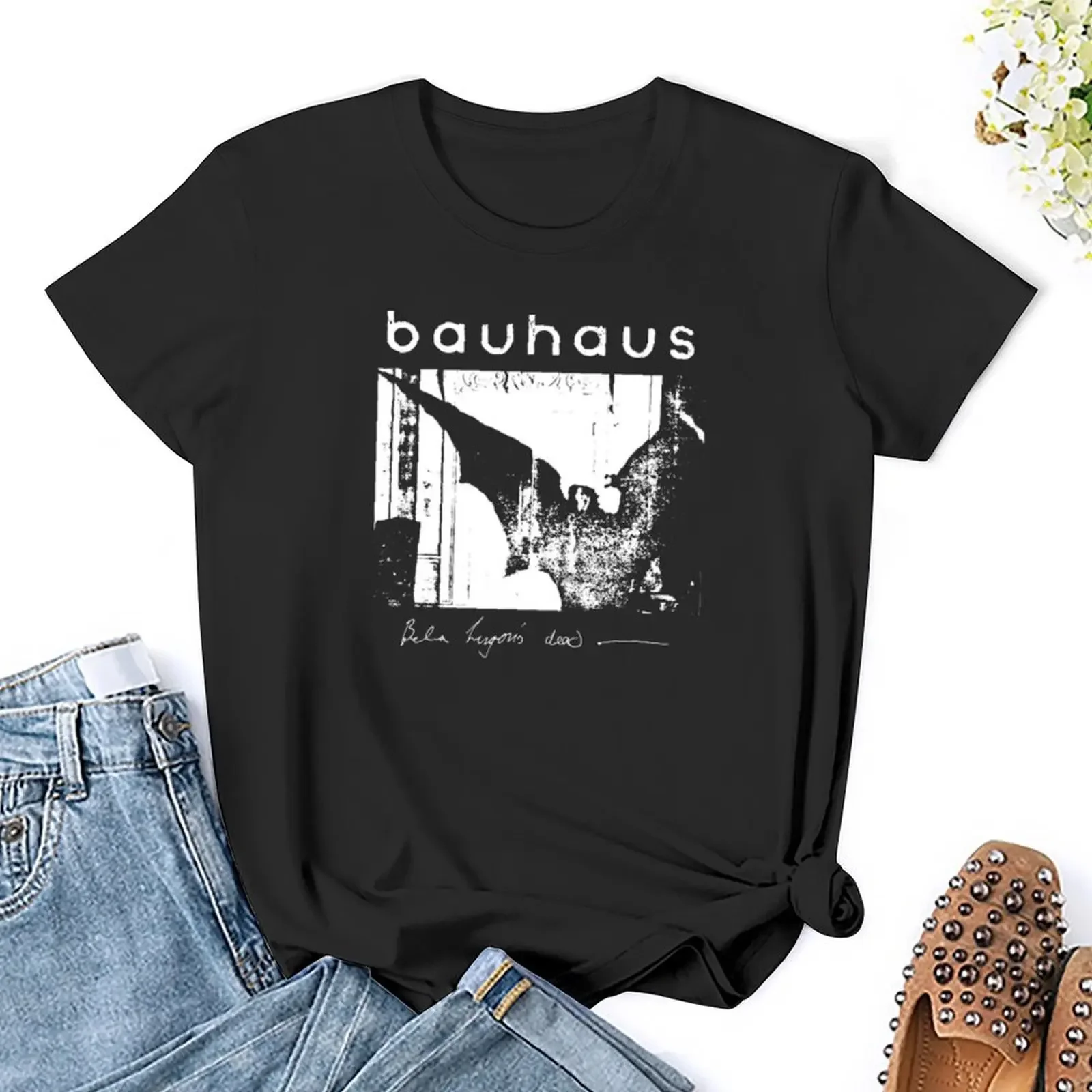 Bauhaus - Крылья летучей мыши футболка Bela Lugosi's Dead рубашки-тяжеловесы футболки с