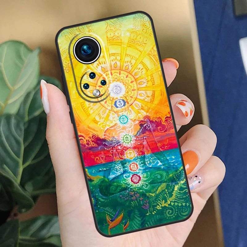 Чехол Mandala Chakra Yoga для Honor Magic 7 Pro 5 6 Lite X9a X8a X8 X9 X8b X9c X9b 50 70 90 200 Cover