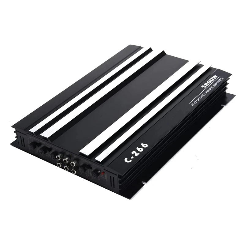 

5800 W 4 Channel Car Audio Power Amplifier Digital Amplifier Car Stereo Audio Super HiFi Bass Power Amp Subwoofer 12V DC
