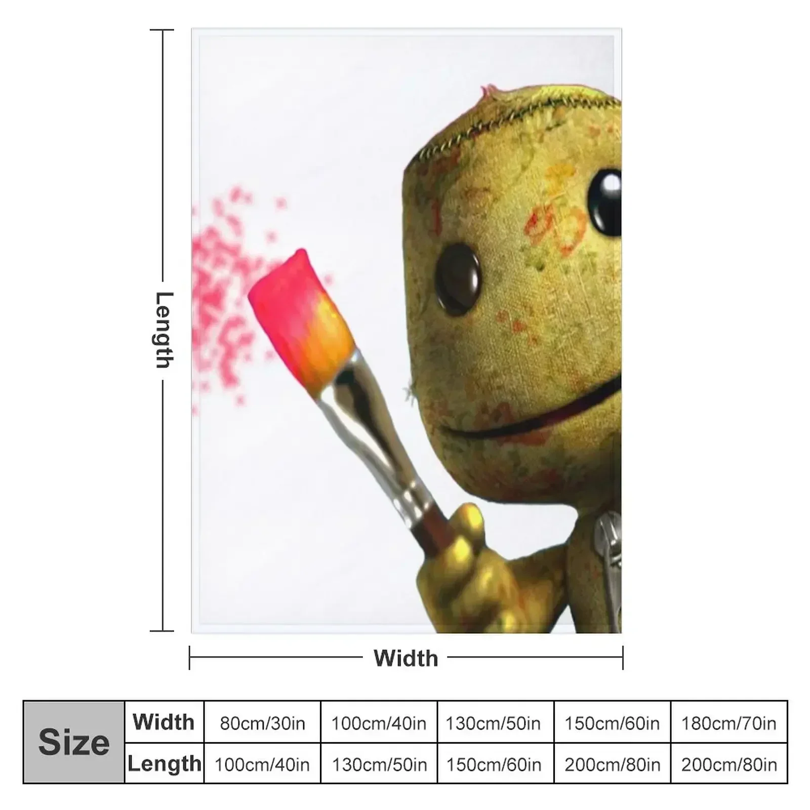 Плед LIttle Big Planet SackBoy диваны мягкие кровати детские одеяла