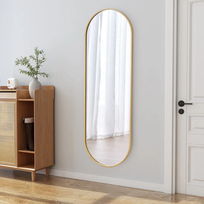 

Cosmetic Floor Full Body Bathroom Wall Mirror Decorative Room Livingroom Makeup Mirror Decoration Home Espelho Vanity Mirror