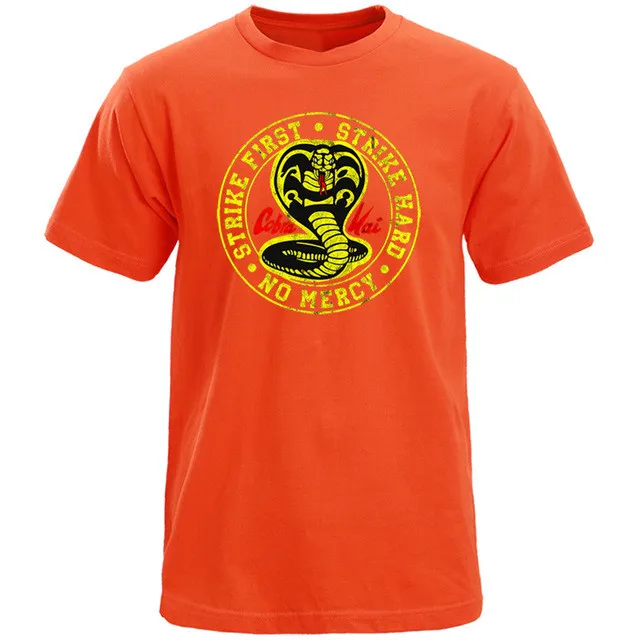

Cobra Kai Men T Shirt Anime 3D Print Shirts 2021 Summer Casual New Tee Loose Plus Size Short Sleeves Tees Street Trend Pullover