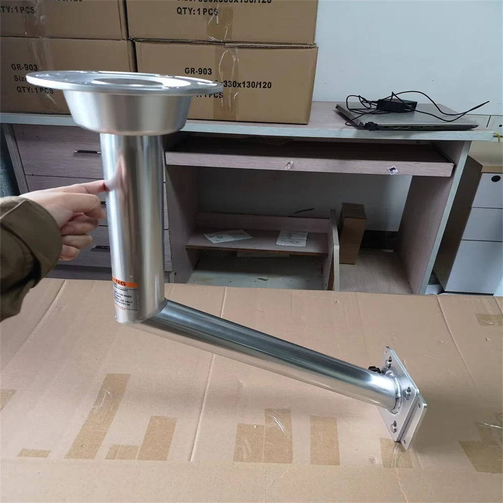 Алюминиевая подставка для стола с боковым кронштейном поворотная верхняя