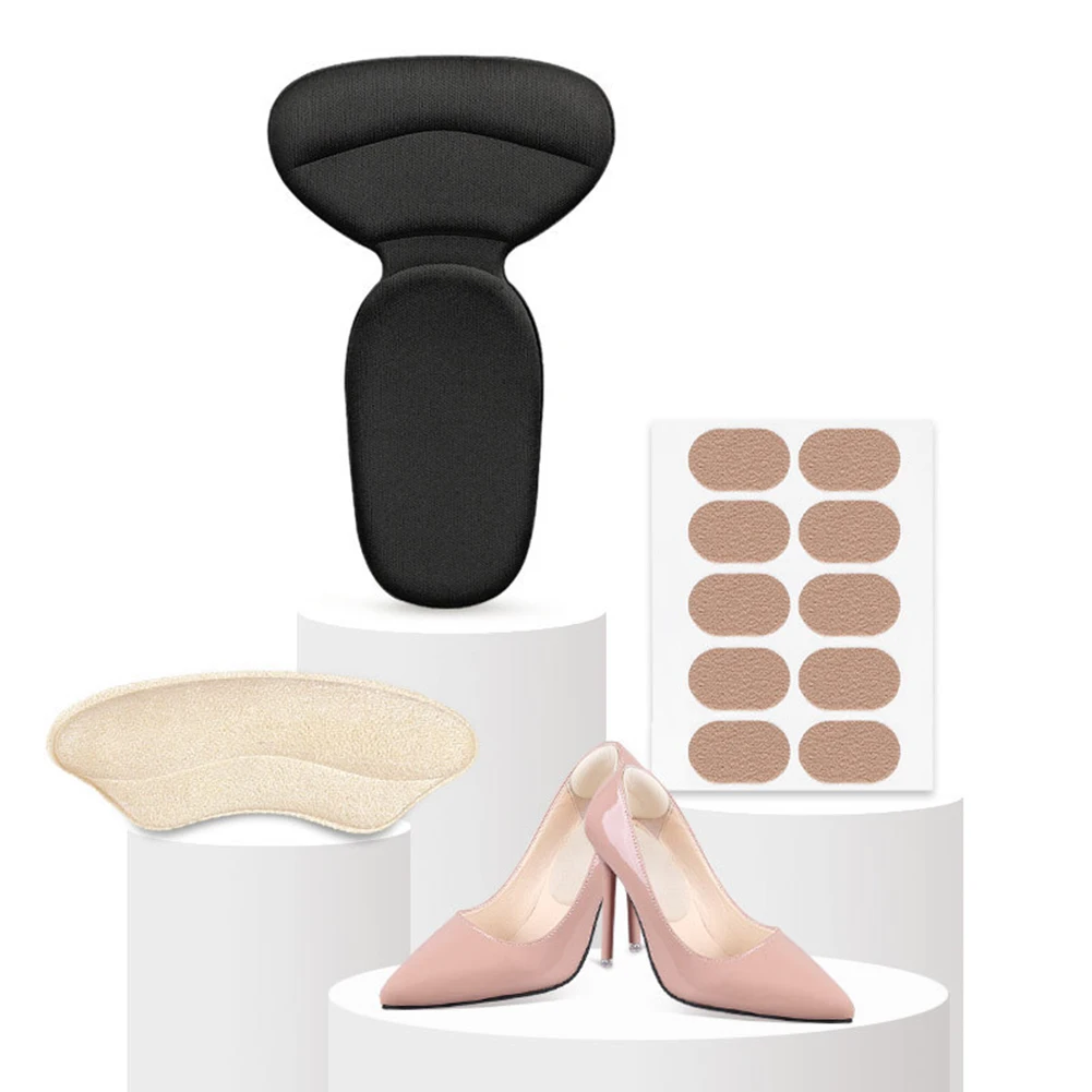 

Insoles Ladies High Heel Shoe Insole Female Half Pad Reduces Friction Pain Silicone Forefoot Pad Anti-skid Foot Care Pads