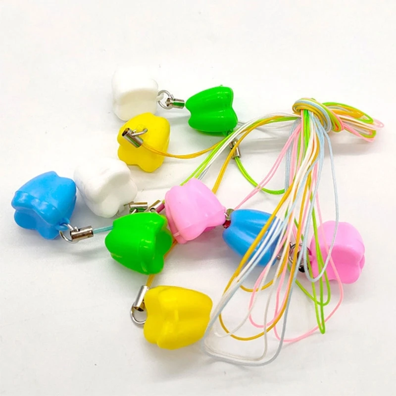 50 шт. красочный набор для хранения зубов подарок новорожденных детская