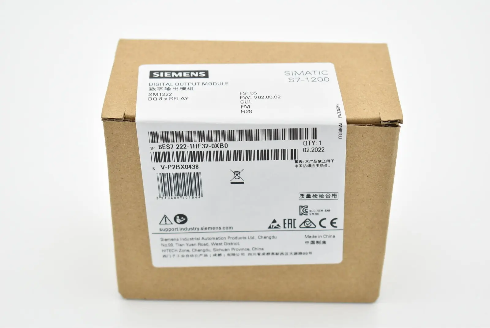 

Совершенно новый Siemens 6ES7222-1HF32-0XB0 6ES7222 1HF32 0XB0