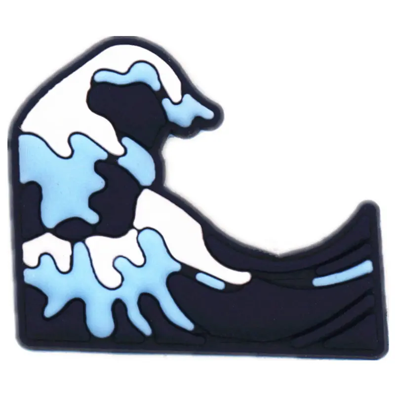 1pcs PVC Shoe Croc Charms Accessories Piano Music Notes Guitar Waves Shoe Decorations for Crocse Bracelet Kids Gifts ZJ09LI3