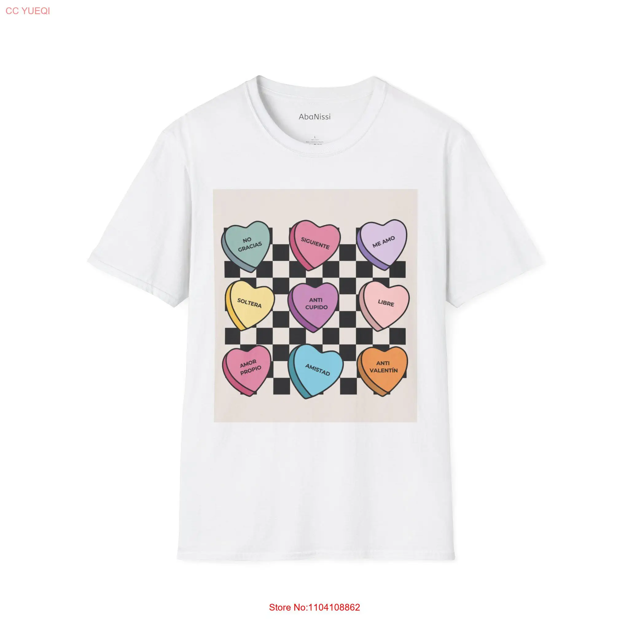 Футболка Talking Hearts Softstyle с длинными или короткими рукавами