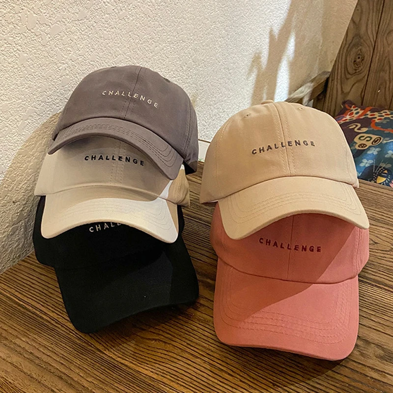

Hat Female Cap Letter Ins Korean Version Trendy Student Sunshade Baseball Cap Wholesale Small Face Sunscreen Cap Visor Golf Man
