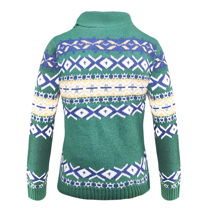 Mattswag 2022 Men Christmas Printed Knited Cardigans Autumn Winter Warm Loose Fashion Sweater Coat Casual Stylish Men's Clothing