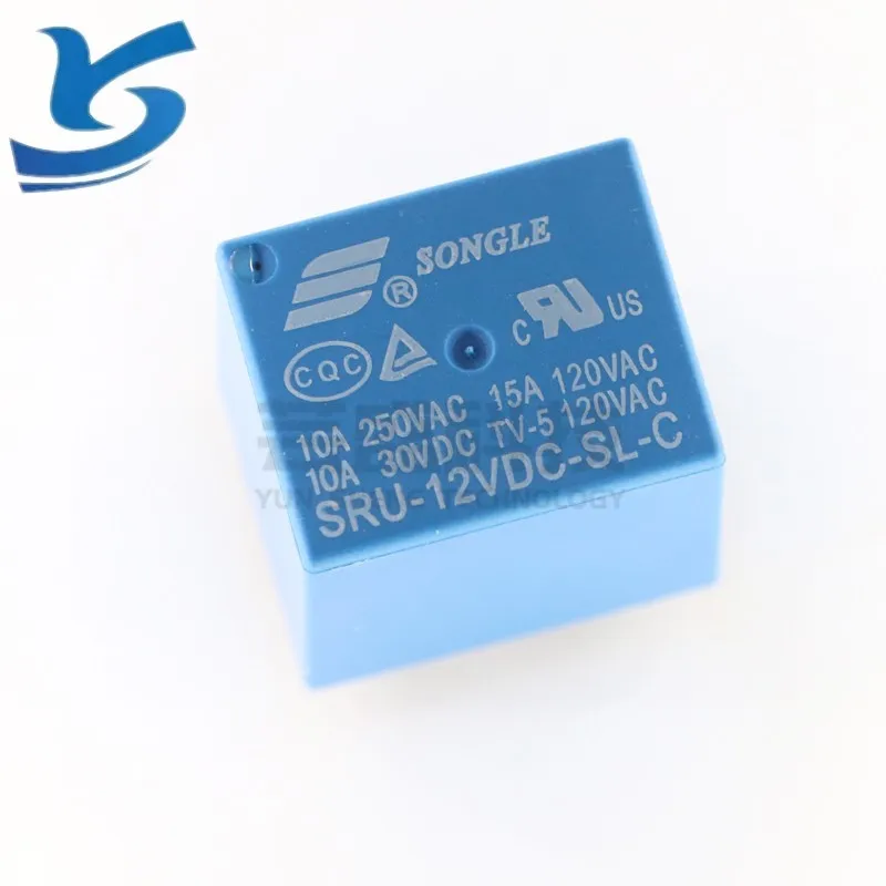 Sru-12vdc-sl-c реле 5 В 12 24 оригинальный новый источник питания переменного/постоянного