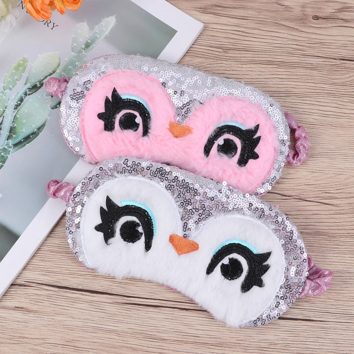 

2pcs Eye Mask Lightweight Shading Blindfold Eyeshade Eyepatch Eye Protection Mask for Kids