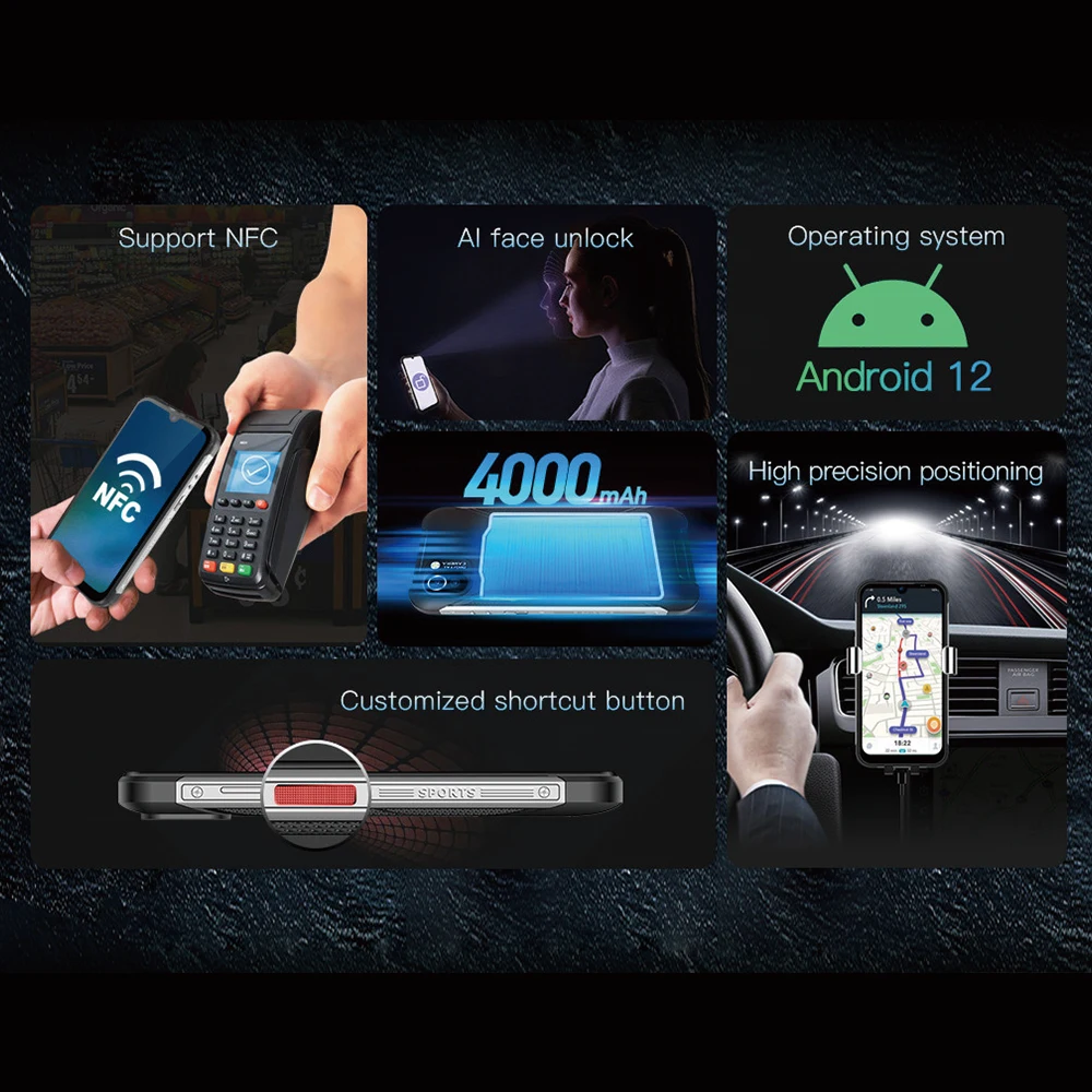 Рисунок 2 - UNIWA W555 водонепроницаемый телефон