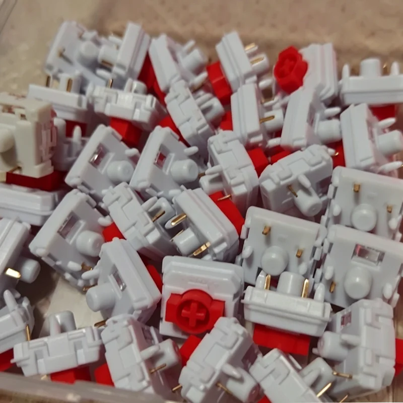 Фото Механические переключатели NuPhy Nano Switch Low Profile/Max Linear Switch с быстрой заменой и быстрым откликом, совместимые с механическими клавиатурами, аксессуары №1