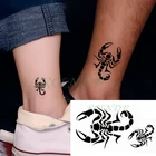 Водостойкая временная татуировка-наклейка, птица скорпиона, маленькая татуировка, флэш-тату, имитация татуировки, рука на ногу для детей, мужчин, женщин, детей