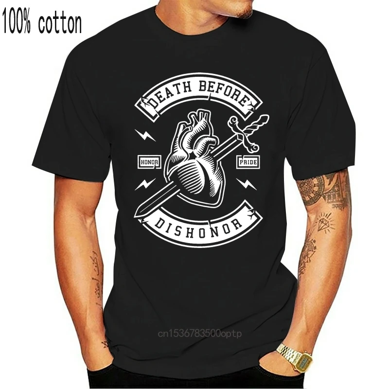 

Man Clothing Death Before Dishonor T-Shirt. 100% Cotton Premium Tee New New Unisex Funny Tops Tee Shirt