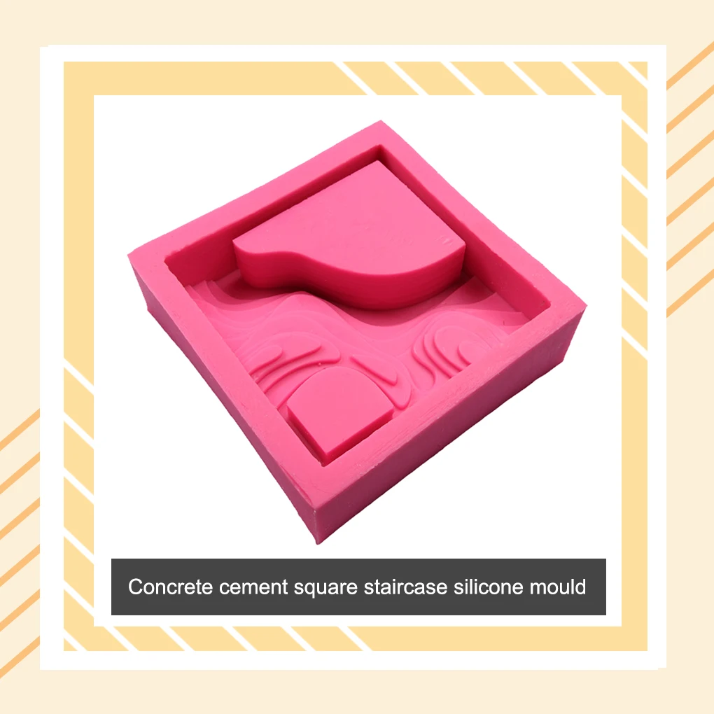 

Silicone Mold Flower Pot Concrete Decor Molds Reusable Self Assembly Decorative Mould Desserts Fondant Kitchen