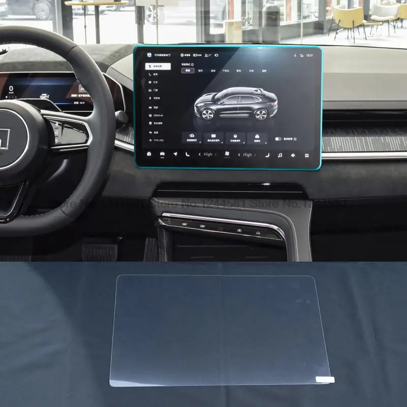 

Защитная пленка из закаленного стекла для ZEEKR 001 2021 2022 2023 15,4 дюйма, автомобильная фотатура, GPS-навигационная пленка, ЖК-экран