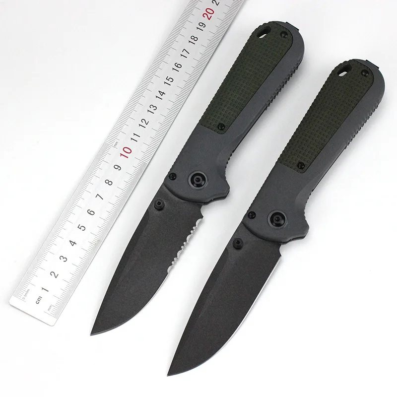 

430BK Folding Knife Nylon Fiber Handle Camping Outdoor Folding Portable Tactical Knife Faca Tática De Sobrevivência Edc Knife