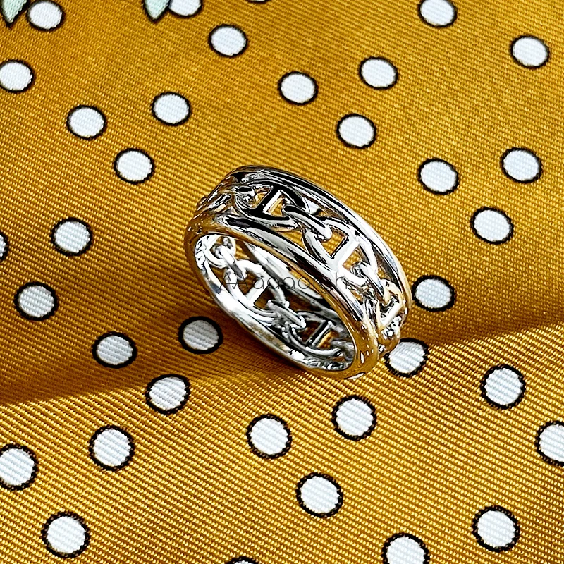 Ажурное кольцо для шарфа Роскошное дизайнерское женское украшение держатель