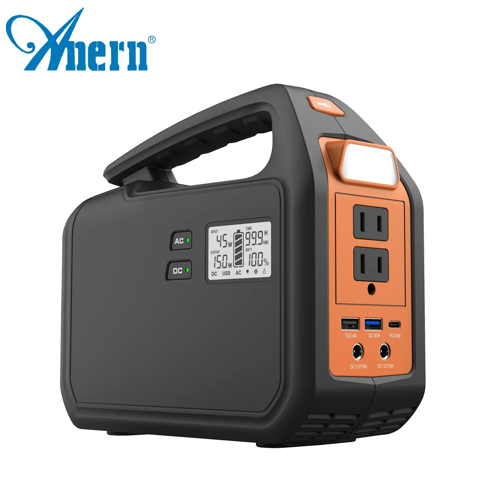 

Solar Generator Battery Charger 150W 220V Portable Solar Power Station Emergency Outdoor Energy Power Supply For Outdoor Camping