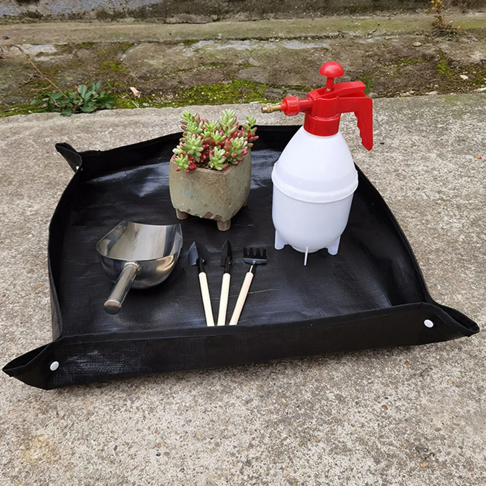 

Brand New Gardening Mat Potting Pad Patio Replacement Reusable Succulent Transplanting Waterproof Yard 65x65cm