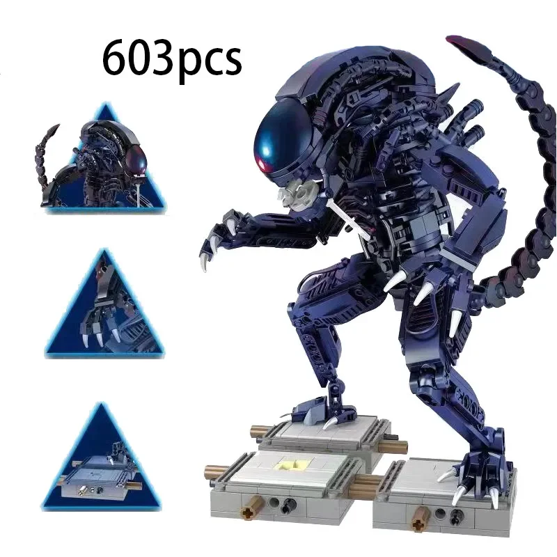 НОВЫЕ 603 шт. 83040 креативные Aliens Speciale-Vormige Alien Training Bouwstenen кирпичи модель игрушки для