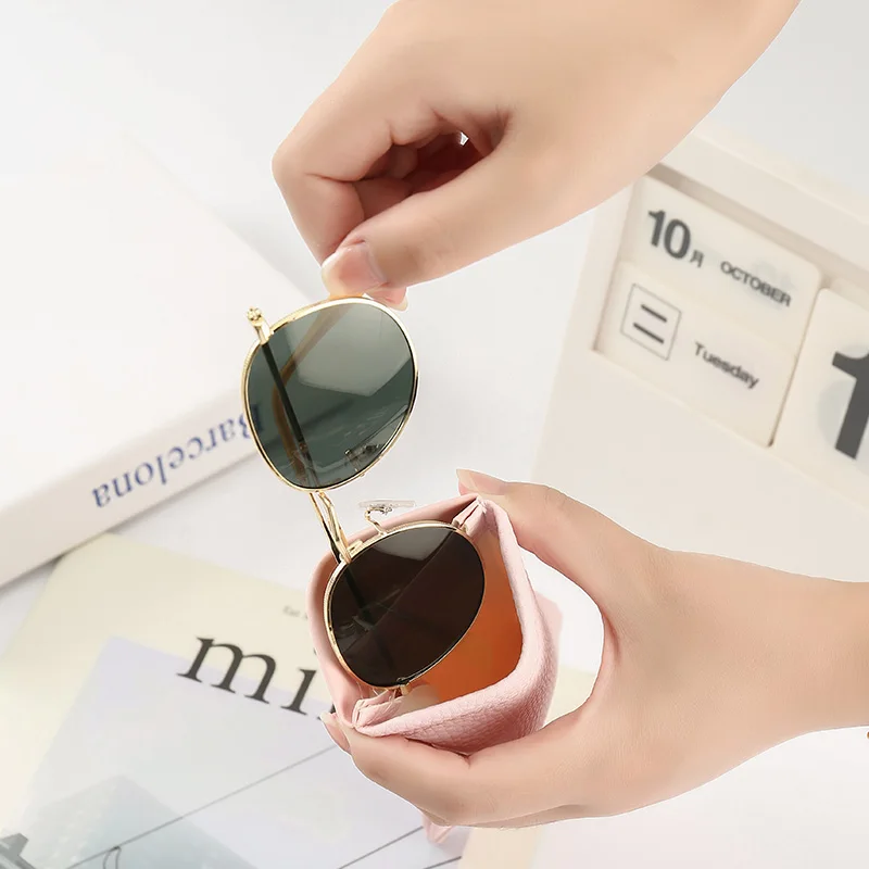 Сумка для очков солнцезащитные очки мужчин и женщин чехол хранения портативная