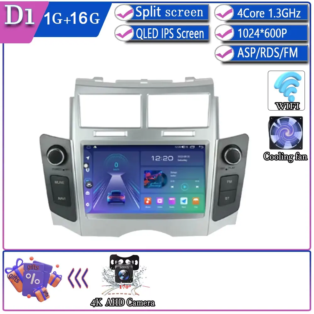 

Android 15 для TOYOTA YARIS 2005-2011 Высокопроизводительный процессор Стерео головное устройство Сенсорный экран Мультимедийный плеер GPS-навигация