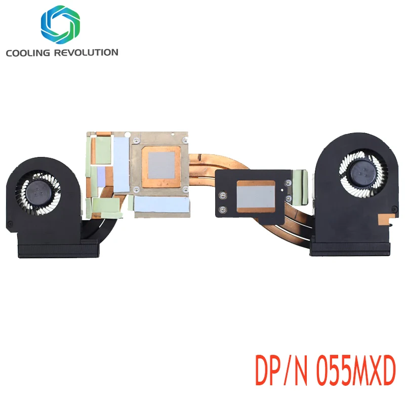 Вентилятор для теплоотвода ЦП и ГП ноутбука DELL Precision M7710 7720 055MXD 55MXD at1tt004требуется