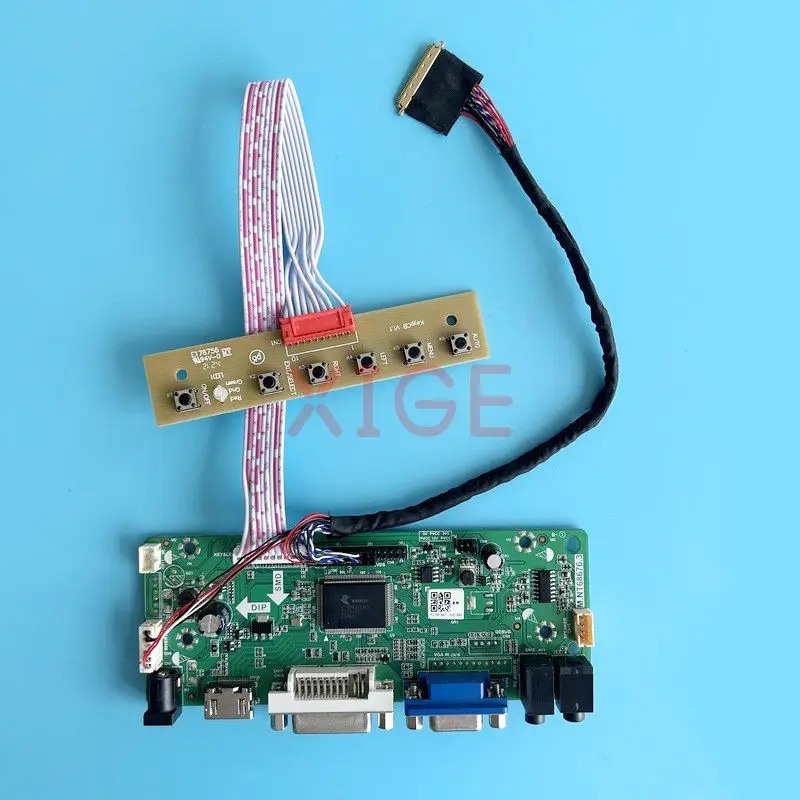 

For N156B6 N156BGE MNT68676 LCD Controller Board HDMI-Compatible Laptop Display LVDS 40 Pin 1366*768 DIY Kit VGA DVI Audio 15.6"