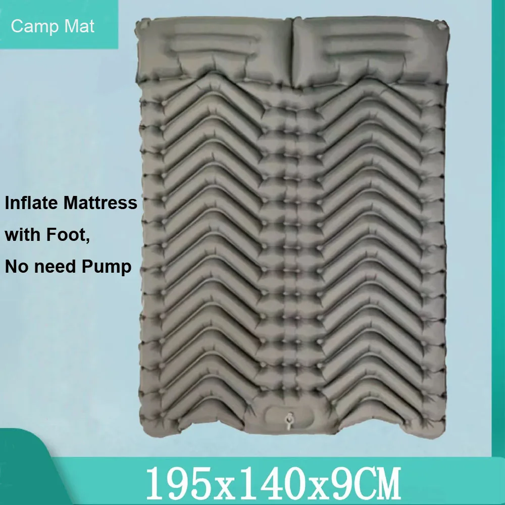 

Self-inflating Cushion Mat Camp Mattress Couple Hiking Mattress CAMP MAT Inflatable Bed Sleeping Pad Foldable Mattress Beach mat
