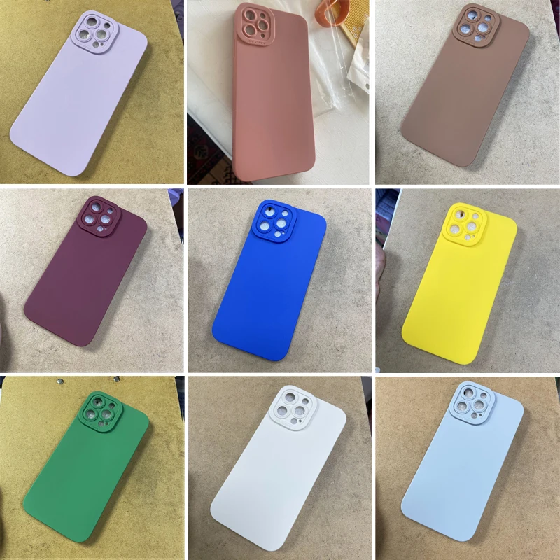 

Anti slip and wear-resistant frosted silicone phone case For Iphone 13 12 11 Pro Max Mini X Xs XR 7 8 Plus SE