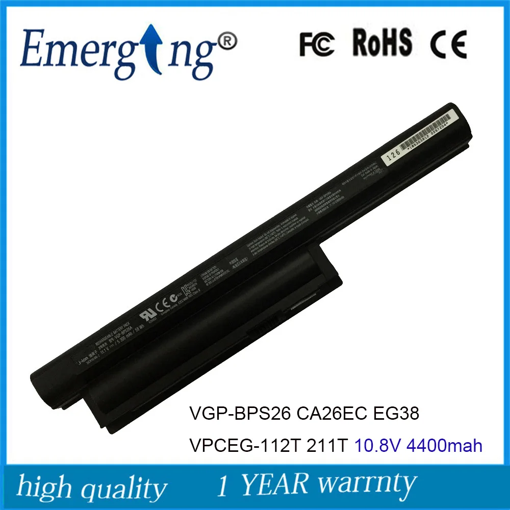 Новый аккумулятор для ноутбука SONY VAIO BPL26 BPS26 VGP-BPL26 VPCEH16EC VPCEL15EC SVE141 SVE14A SVE15 SVE17