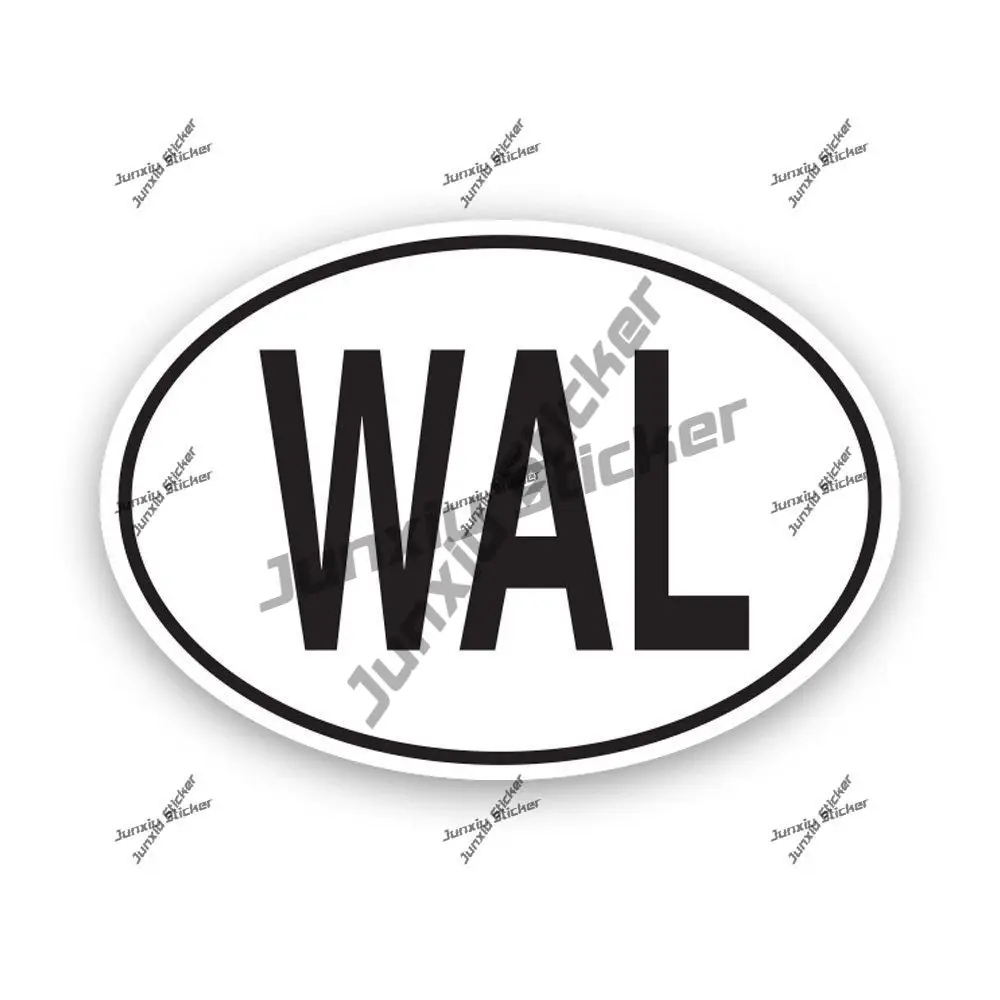 Овальная наклейка Sierra Leone Leonean Country Code WAL для внедорожника мотоцикла