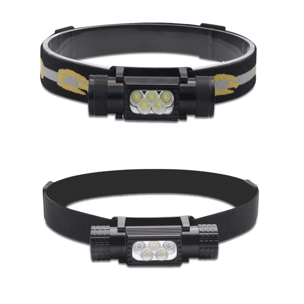 

Headlamp IP66 Waterproof LED Adjustable Head Flashlight Motion Sensor Detachable Hands-free Night Riding Headlight
