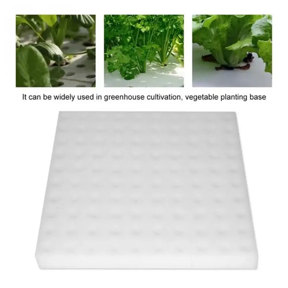 

100Pcs Soilless Hydroponic Seedling Sponges Nursery Pots Culture Vegetable Square Seedling Sponge Blocks Garden Accessories
