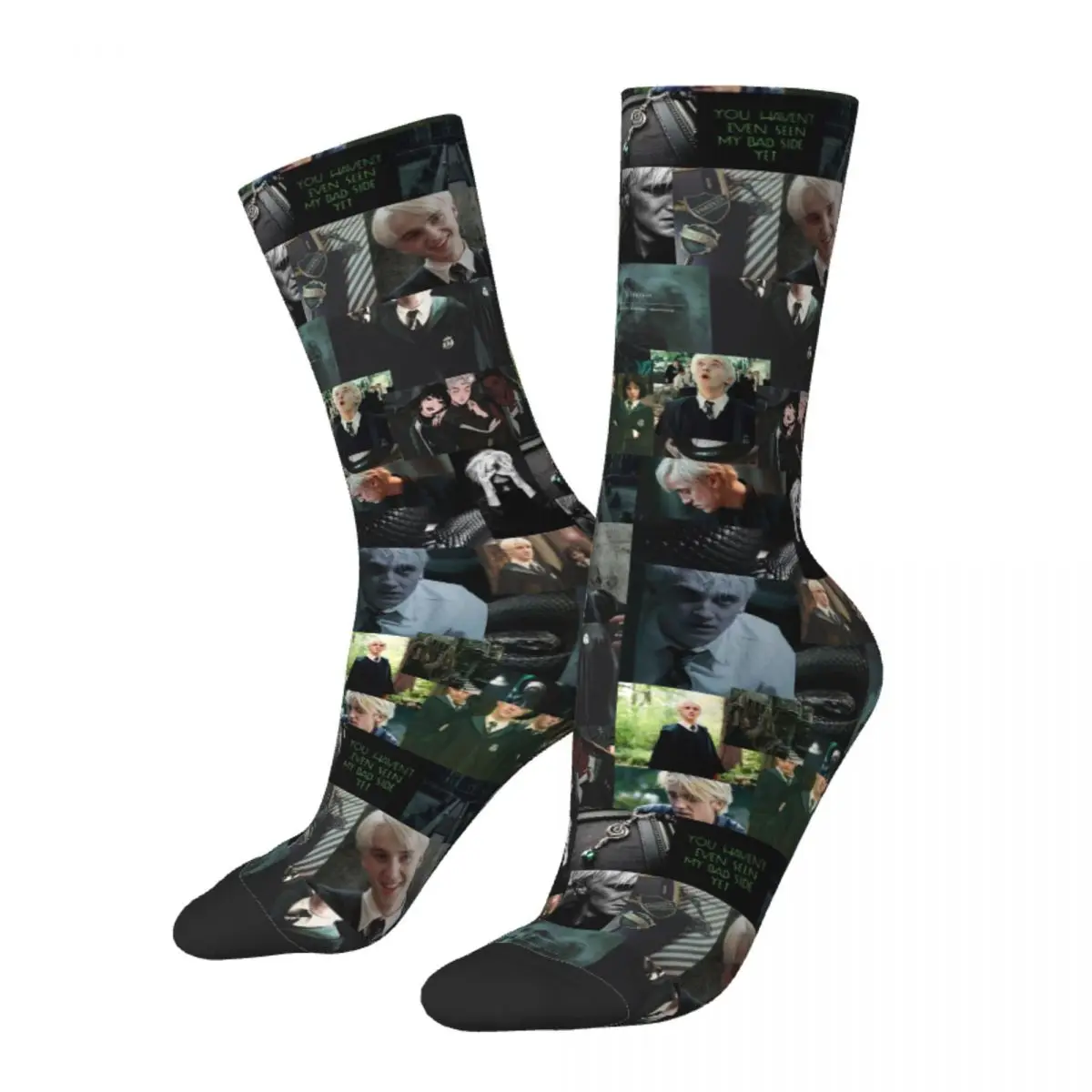 

Autumn Winter Cool Women Men Picture Collage Draco Malfoy Socks Merchandise Cozy Socks Soft Christmas Gift Idea